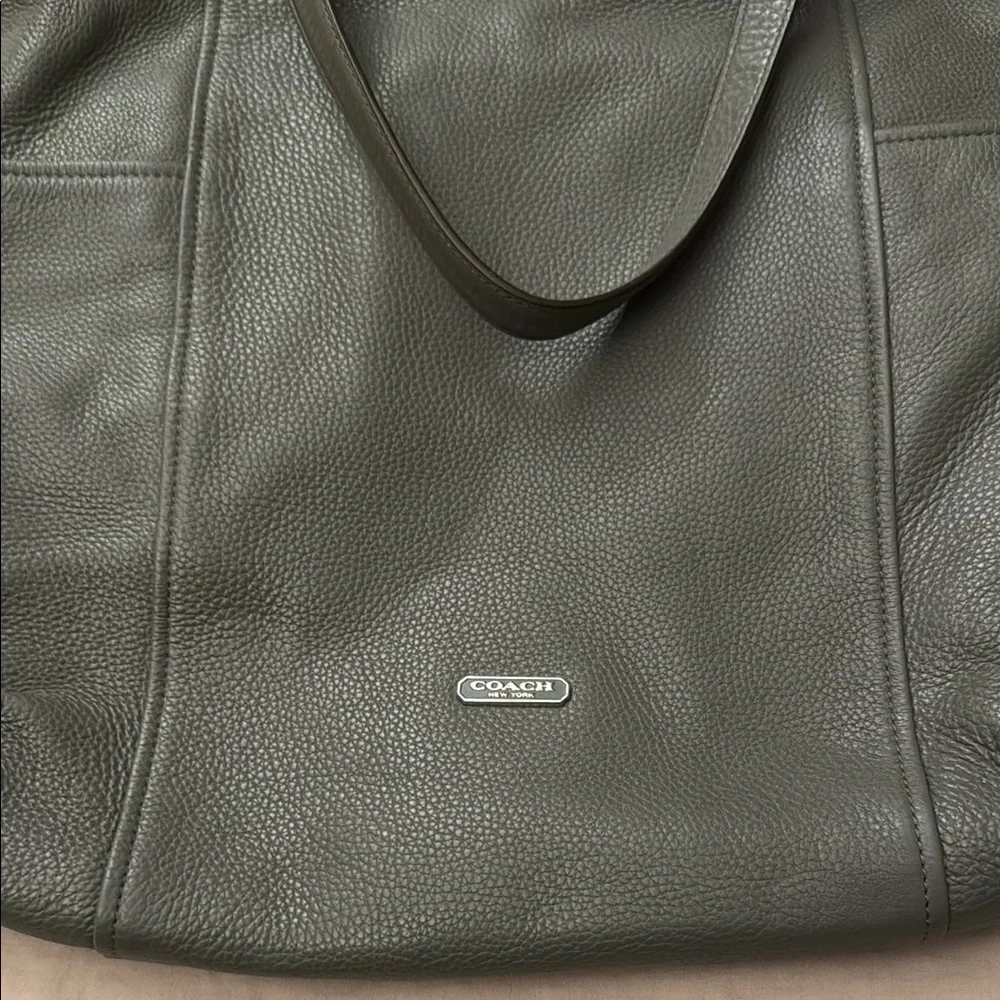 Coach Olive Green Double Strap Shoulder and Crossbody NWT Bag - Picture 2 of 12
